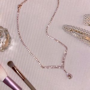 Windsor Rose Gold Diamond Necklace